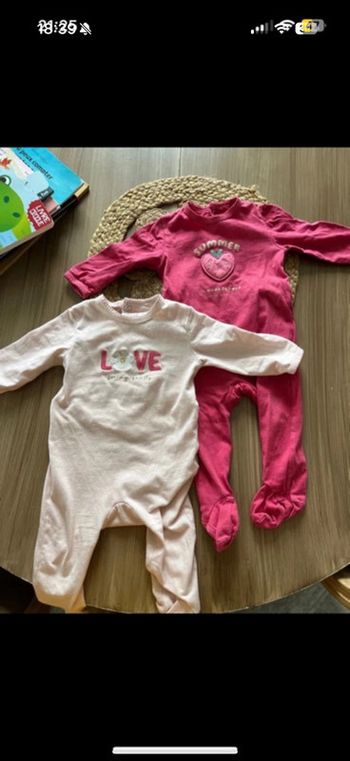 Lot pyjama fin 9 mois