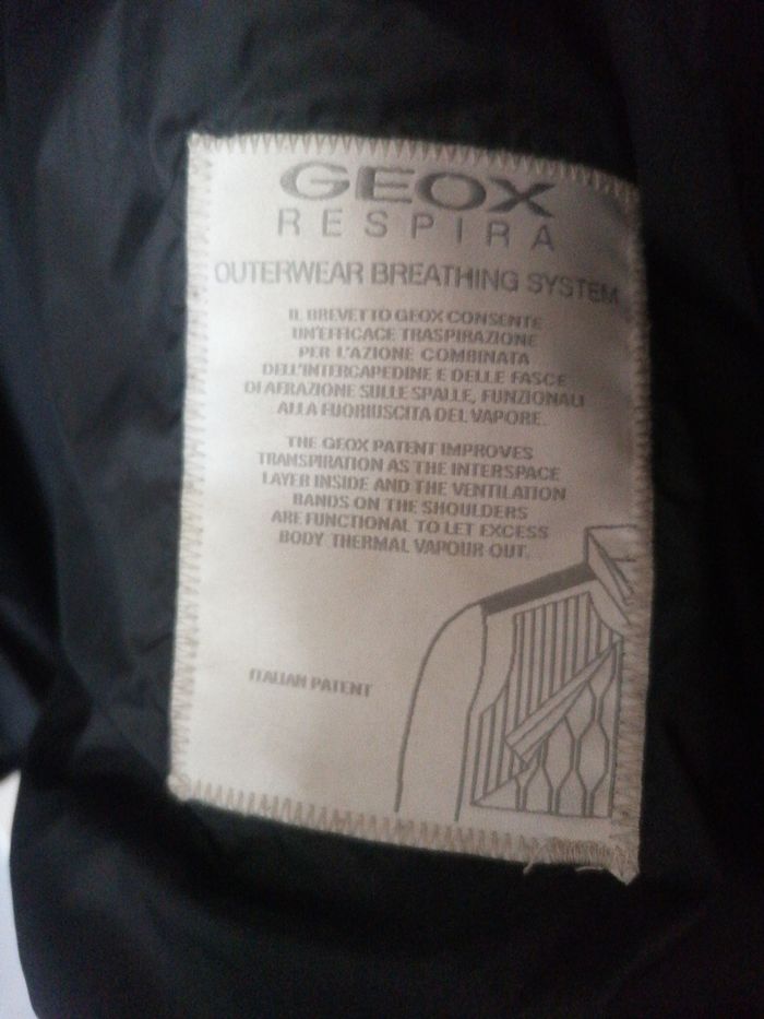 Doudoune geox taille 46 noir - photo numéro 7