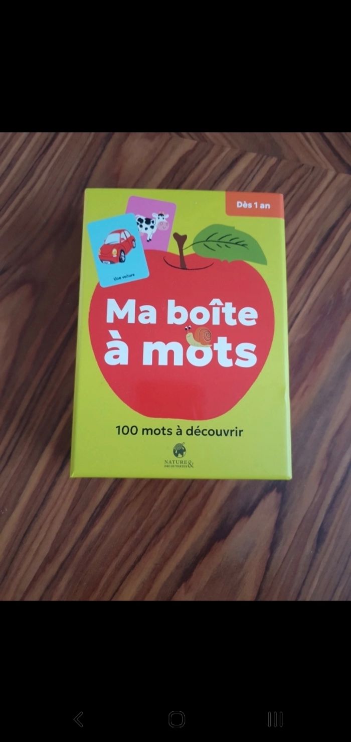 Ma boîte à mots