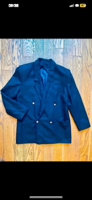 Sublime veste de costume de grande qualité vintage authentique taille 40