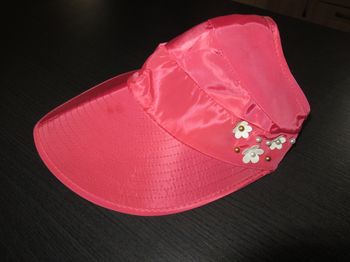 Visière (casquette) femme neuve