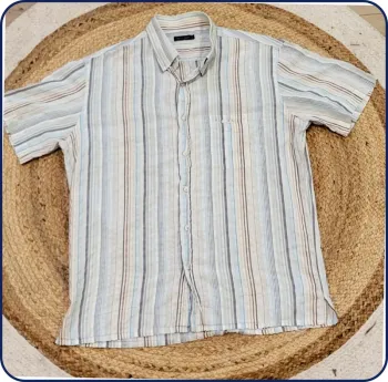 Chemise homme Mise au Green - Taille L
- Beige Clair - Rayures - Très bon état- Homme