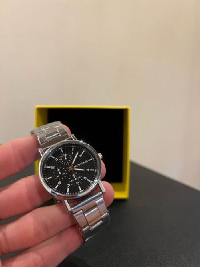 Montre à quartz homme cadran noir - photo numéro 2