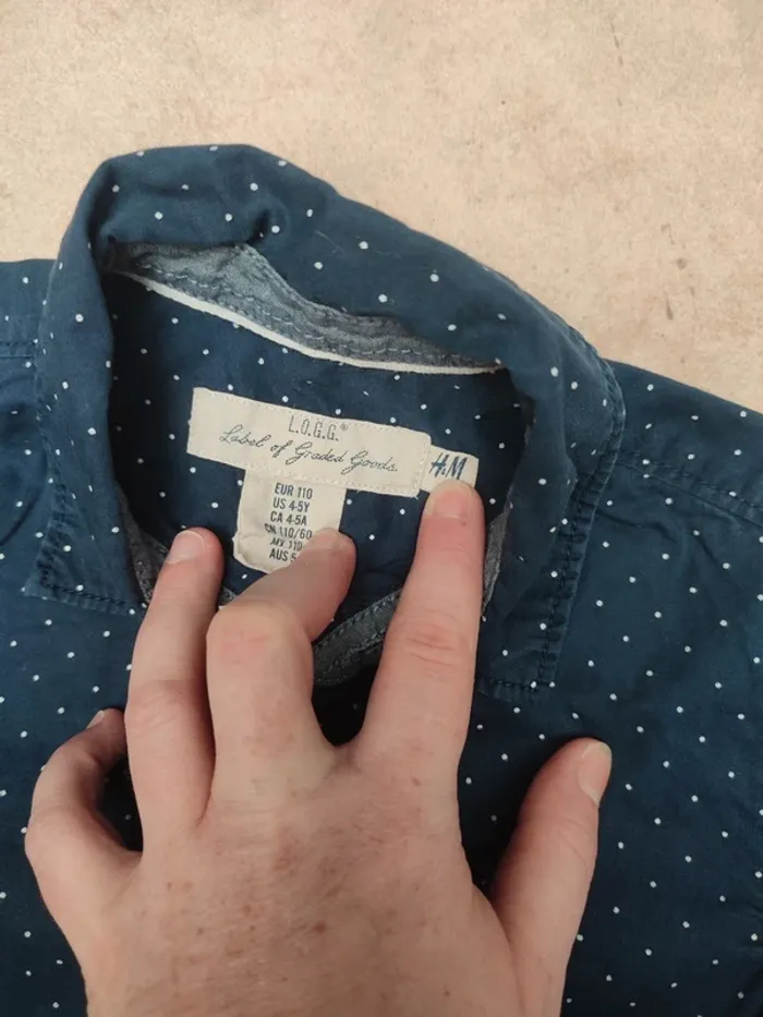 Chemise bleu H&M - photo numéro 2