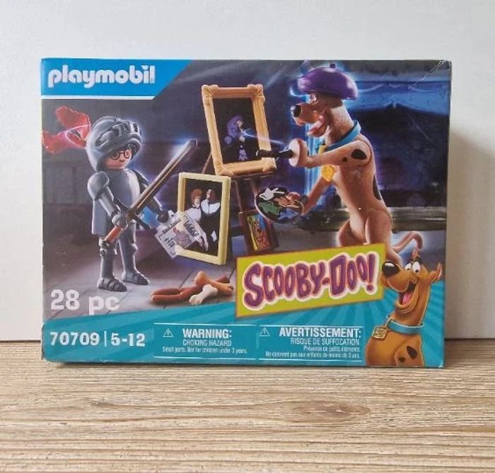 Boîte NEUVE Playmobil scoobydoo 70709 Scooby doo avec chevalier noir