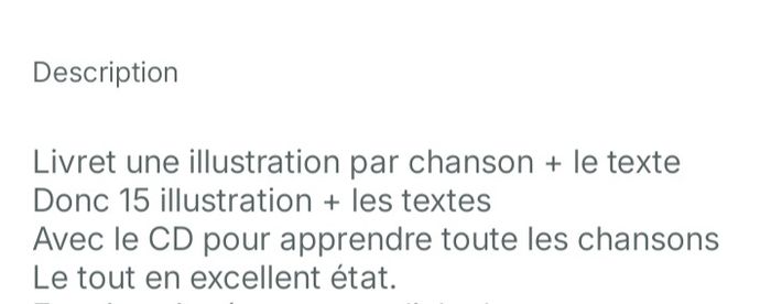 CD et sont livre de chansons - photo numéro 6