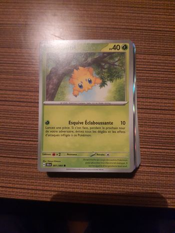 Lot de 44 cartes pokemon série fable nébuleuse