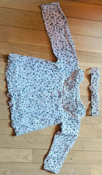 Blouse et son bandeau 18/24 mois 92 cm primark