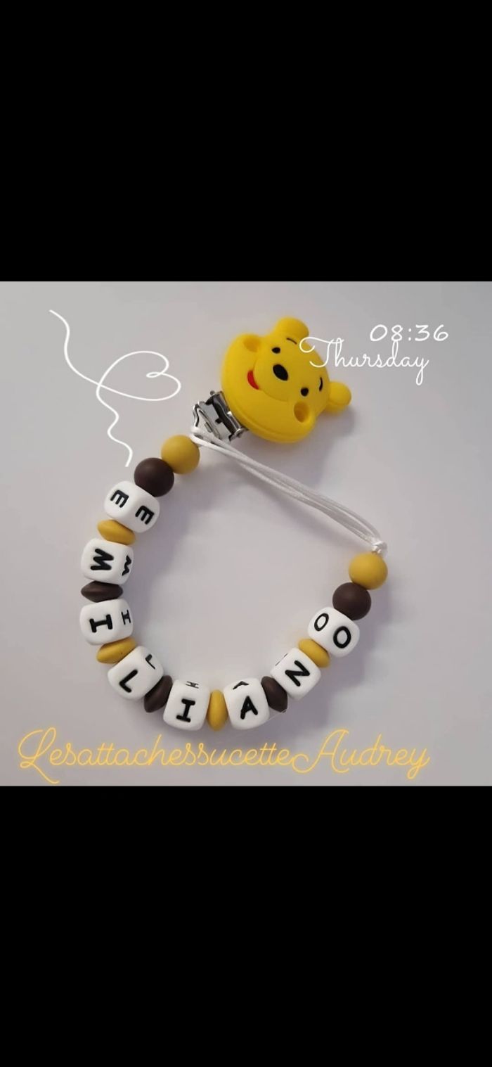 Attaches tétines minnie ou winnie - photo numéro 2