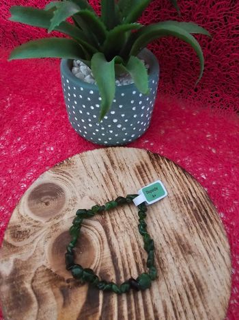 Bracelet Pierres Roulées Diopside A+