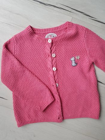 Gilet maille épaisse fille 3ans sergent major