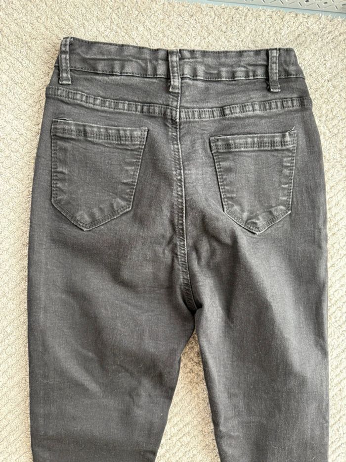 Jeans taille haute slim noir (34) - photo numéro 4
