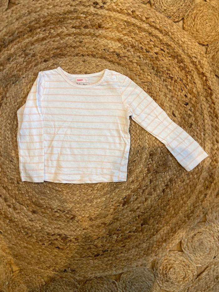 Tee-shirts manches longues fille 18 mois Boîte à Malices