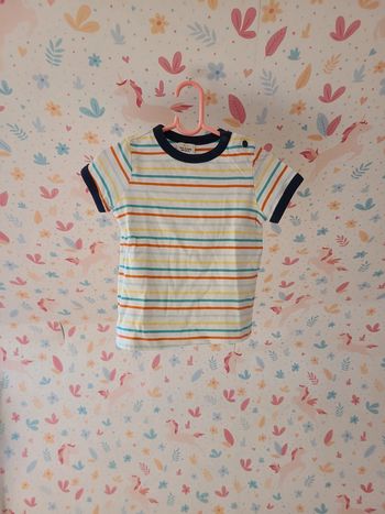 Tee shirt à rayures