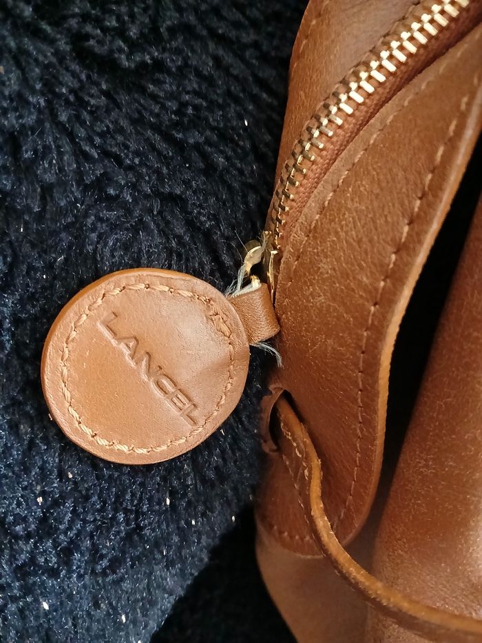 Sac Lancel cuir camel - photo numéro 3
