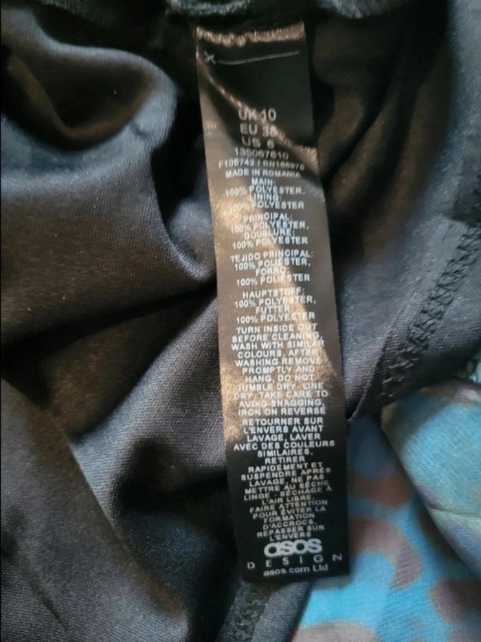 Robe courte volantée m. longue taille 38 - photo numéro 13
