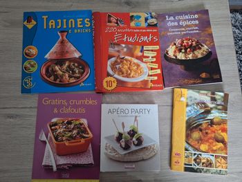 Lot livres de cuisine
