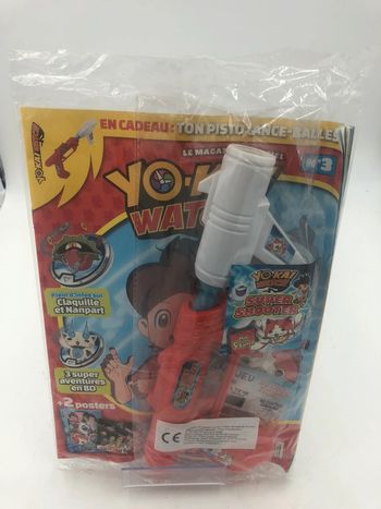 Magazine Yo Kai Watch + pistolet lance ball neuf