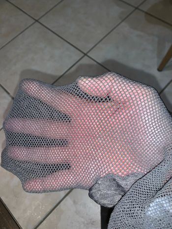 Collant résille avec Lycra