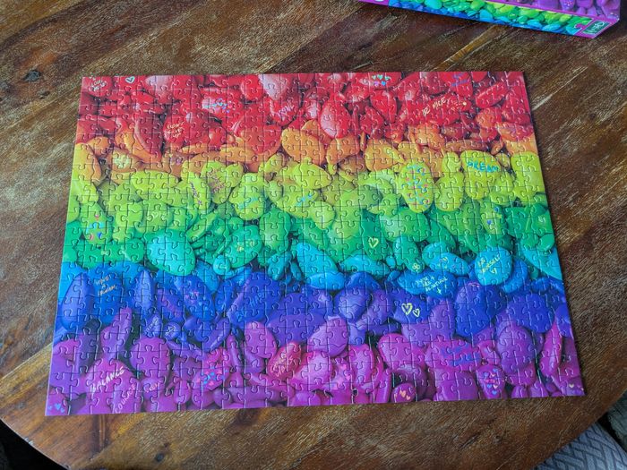 Magnifique puzzle Pierres multicolores Educa 500 pièces - photo numéro 2