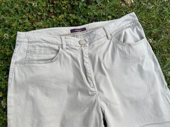 Pantalon beige - Burton - T. 44 - photo numéro 3