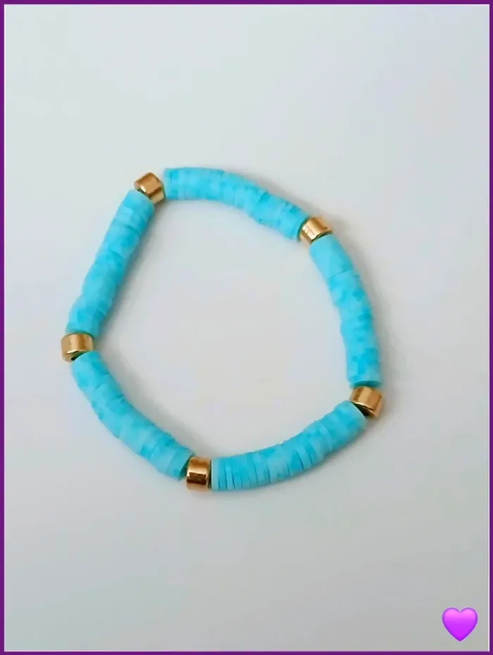 Bracelet en perles heishi tendance