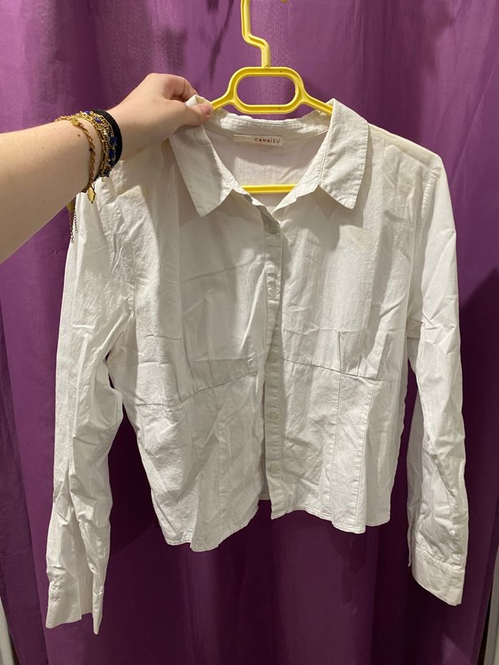 Chemisier corset blanc - photo numéro 3