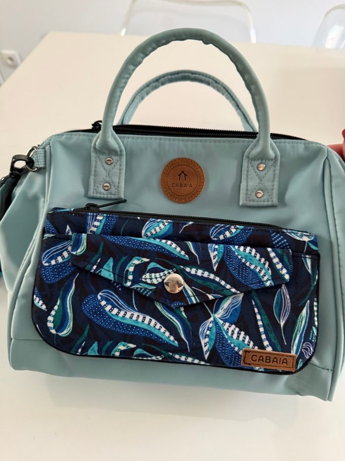 Pochette crossbody + porte monnaie + pochette CABAIA - photo numéro 4