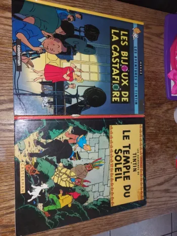 Lot bd tintin