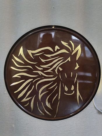 Décoration lumineuse thème cheval