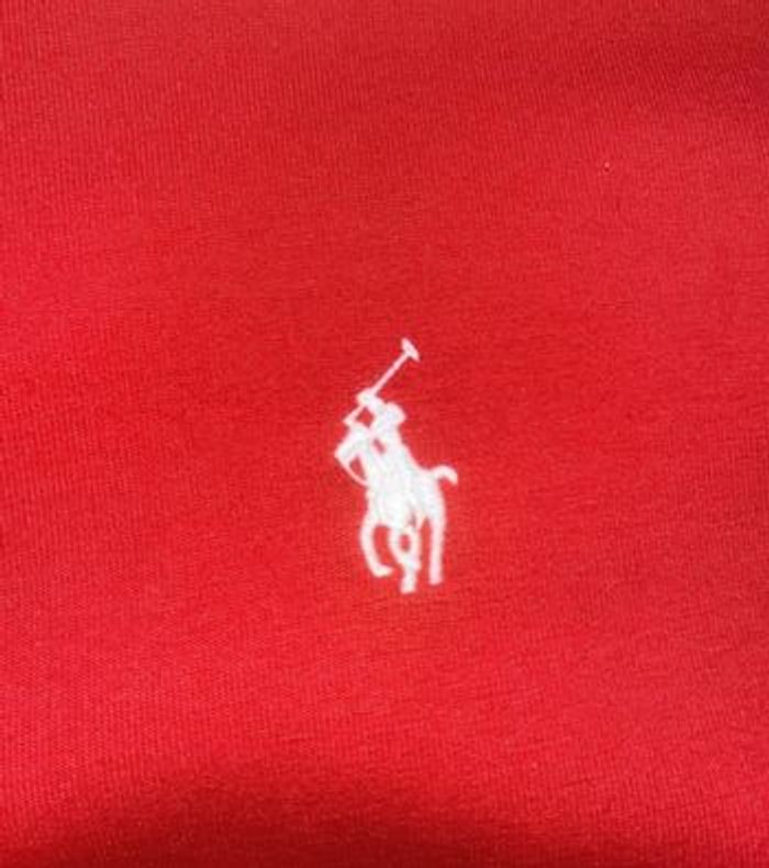 Sweat à capuche Polo Ralph Lauren rouge - photo numéro 3