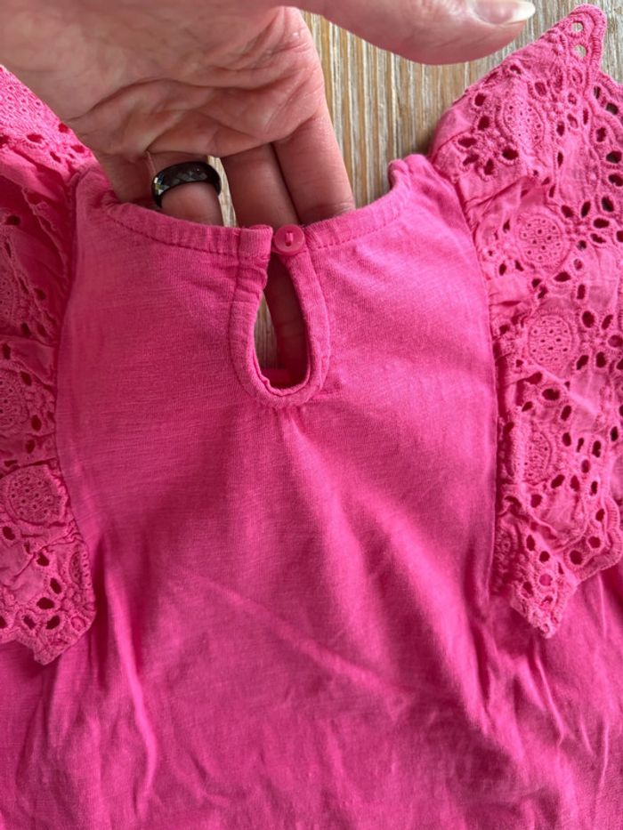T-shirt rose H&M 110/116 - photo numéro 4