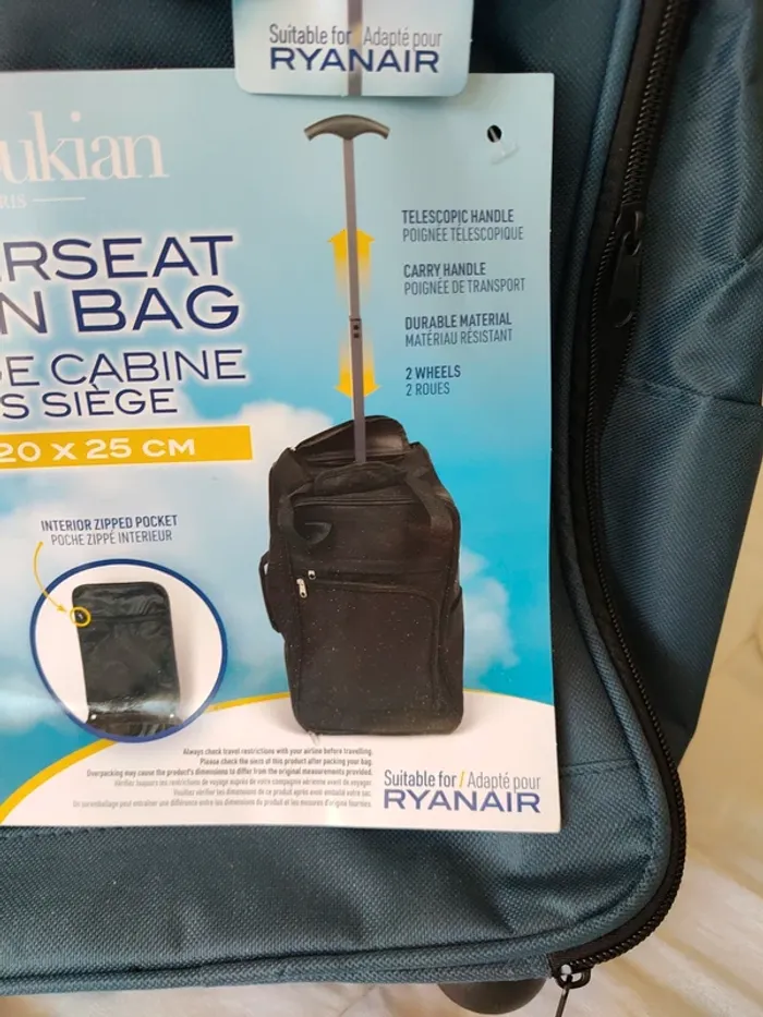 Bagage cabine sous siège Manoukian - photo numéro 3