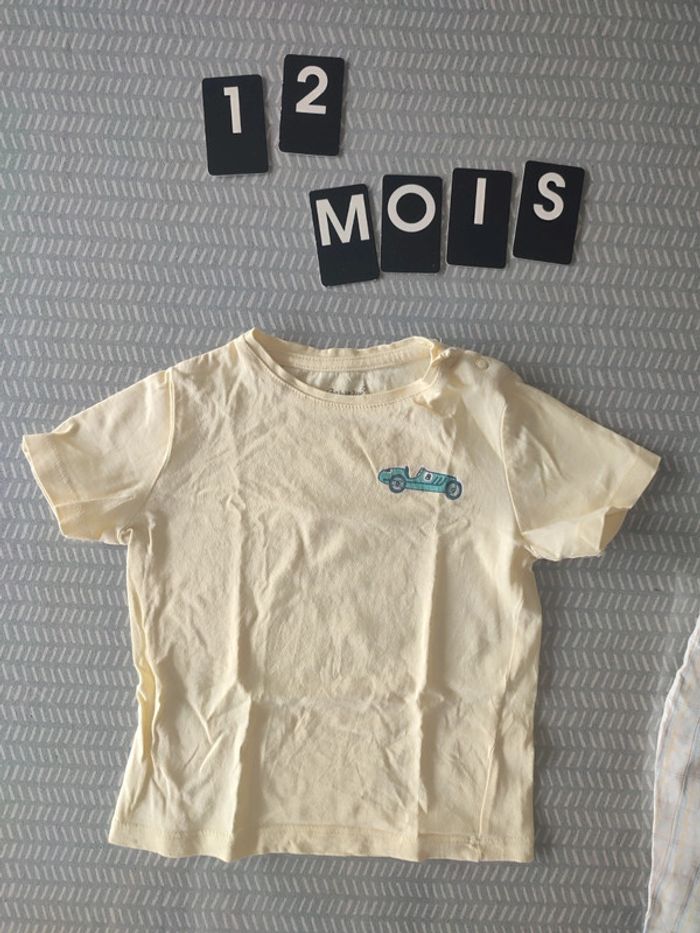 tenue salopette et tshirt été garçon 12 mois – Marque P’tit Bisou - photo numéro 16