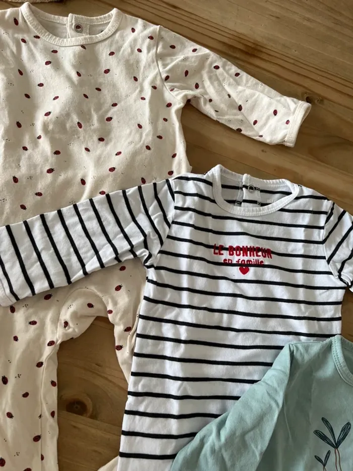 lot pyjamas bébé kiabi - photo numéro 2