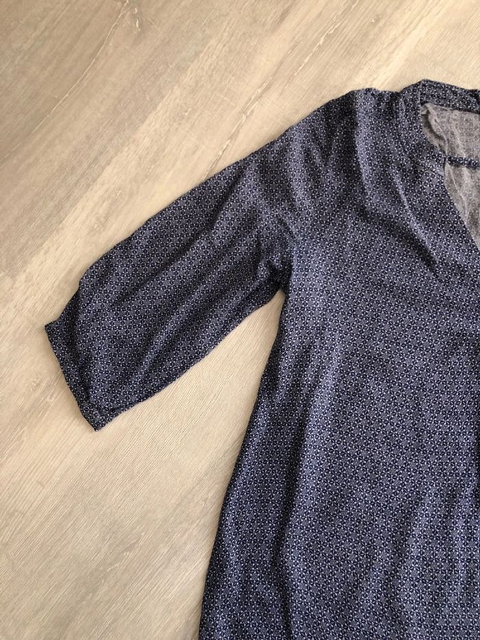 Blouse bleue Etam taille 36 en viscose - photo numéro 2