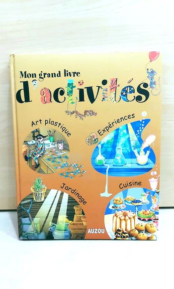 🌺 Livre tres grand format activités avec les enfants : Mon grand livre d'activités