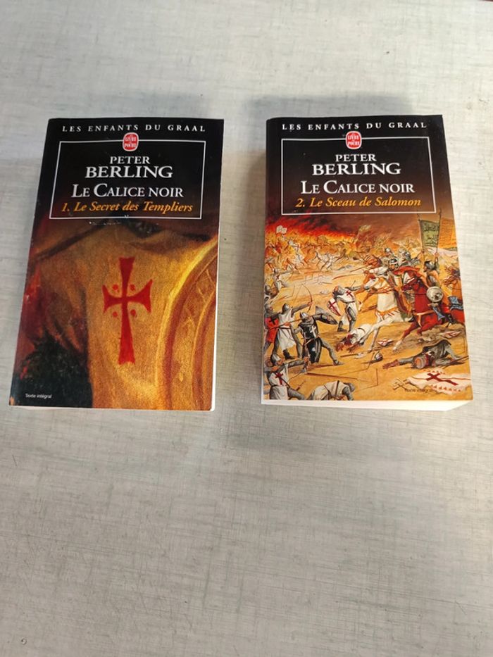 Lot 2 livres le calice noir 1 et 2