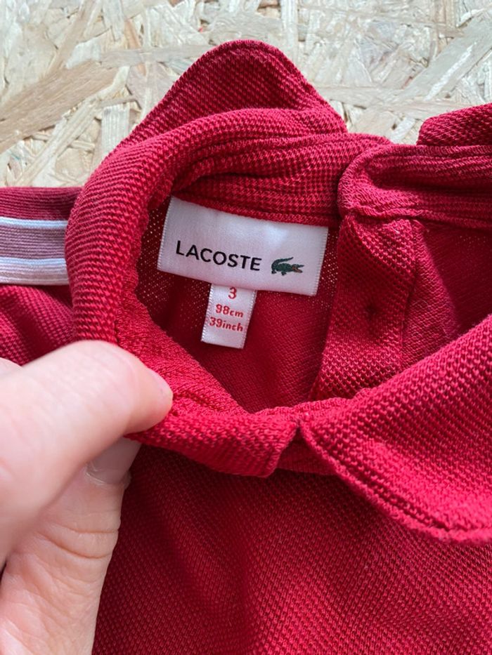 Robe 3 ans Lacoste - photo numéro 2