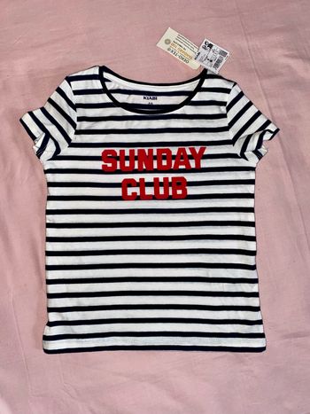 Tee shirt Marin rayures neuf