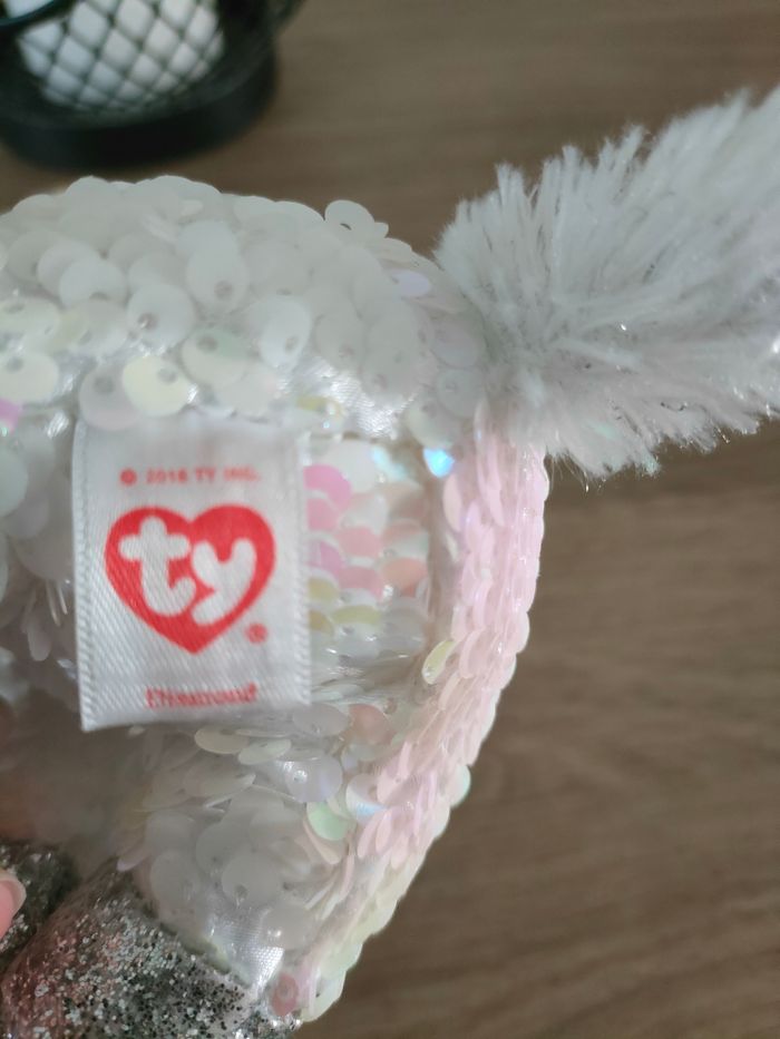 Peluche Ty licorne 🦄 sequins - photo numéro 5