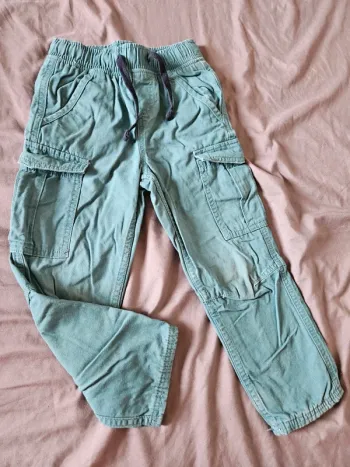 Pantalon cargo taille élastique