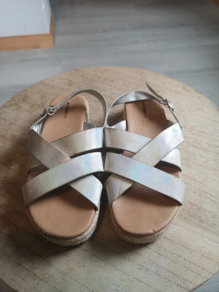 Sandale compensée fille 33 - photo numéro 2
