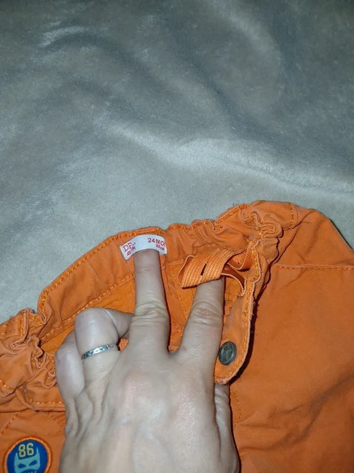 Pantalon 2 ans orange - photo numéro 4