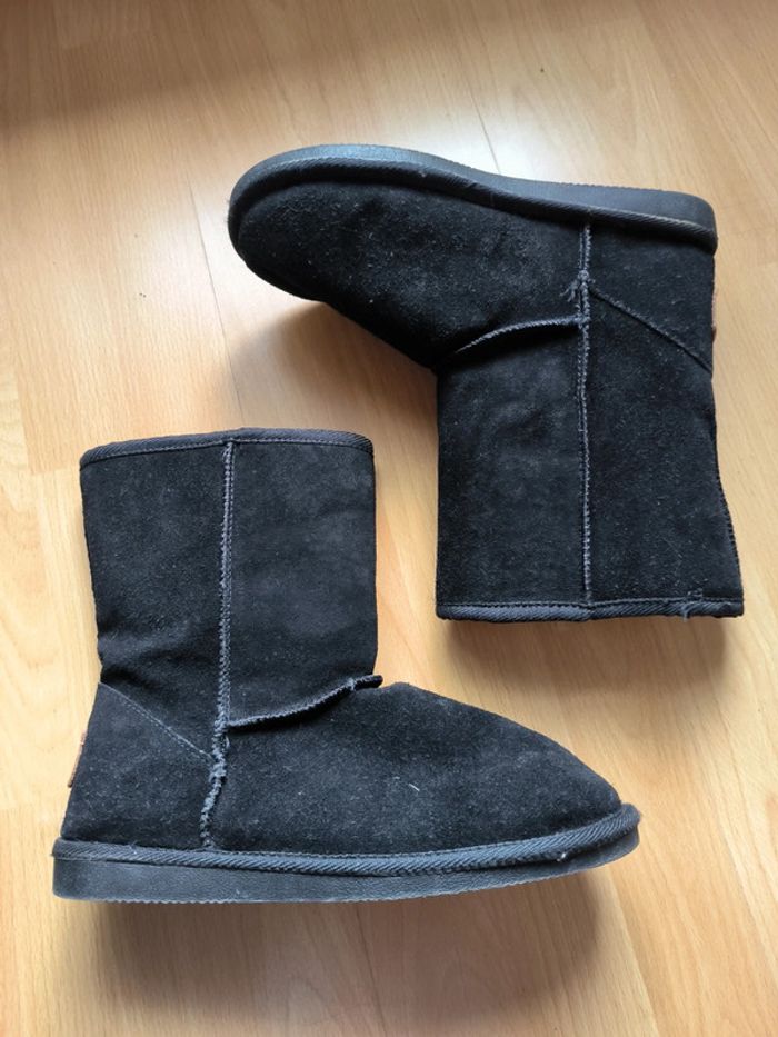 Bottes fourrées noires les tropéziennes pointure 38 - photo numéro 2