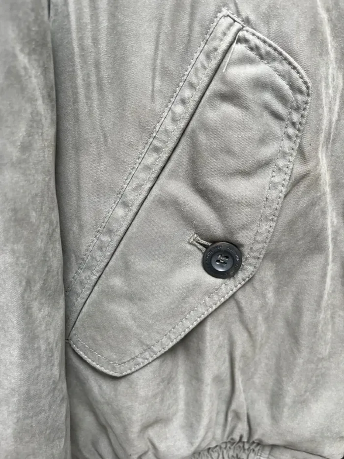 Manteau Jacket B Stone Micro khaki green Mens Size 54 - photo numéro 4
