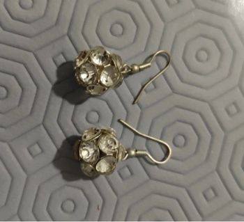 Boucles d'oreilles fantaisie strass