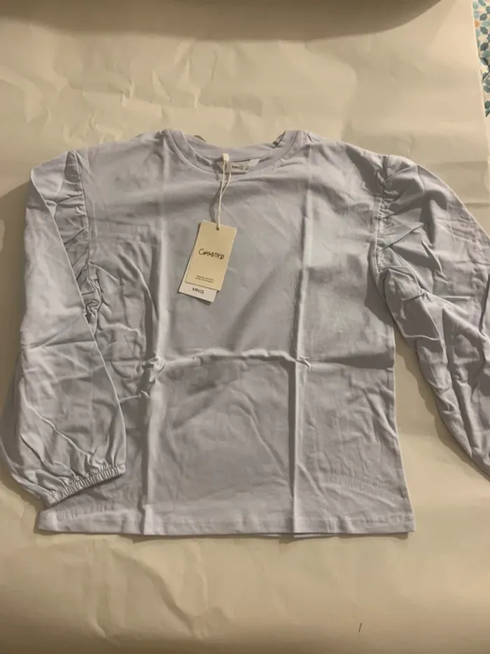 Mango t-shirt manche longue T 9/10 ans