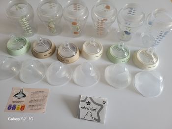 Lot biberons Tommee Tippee 260 ml motifs animaux neufs 🌿