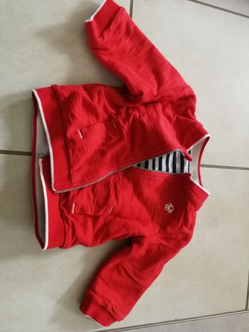 Gilet rouge réversible